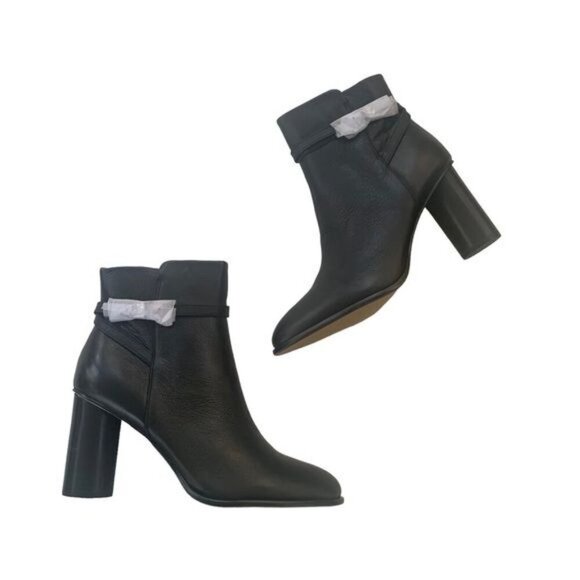 NWT Draper James Leather Tegan Boot Black Size 10 - Picture 5 of 15